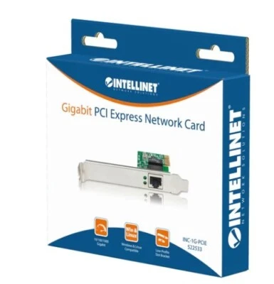 INTELLINET GIGABIT PCI EXPRESS NETWORK CARD 522533 - Immagine 1 di 3
