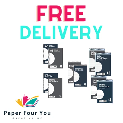 A4(20x28) / A5 / A6 / A7 Spiral-bound Notebook Perfect For School / Work / Notes - Image 1 of 3