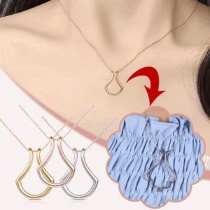 Ringhalter Halskette Anhänger Schmuck für Frauen Freundin Ringhalter Haus USA - Bild 1 von 20