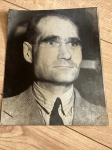 Rudolf Hess,rare press photograph. Adolf Hitler & Nazi Germany. Nuremberg Trials - Picture 1 of 1