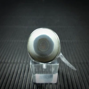 Ring Gr. 60, Silber 925, mit einem Solareye Quartz Cabochon aus Nordindien - Bild 1 von 3