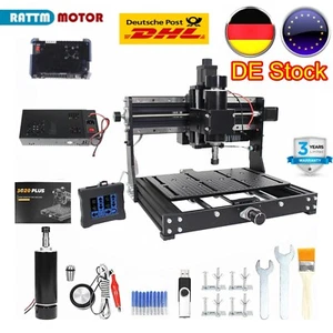 『DE』 3020 PLUS 500W DIY CNC Fräsmaschine Metall Edelstahl Laser Graviermaschine - Bild 1 von 48