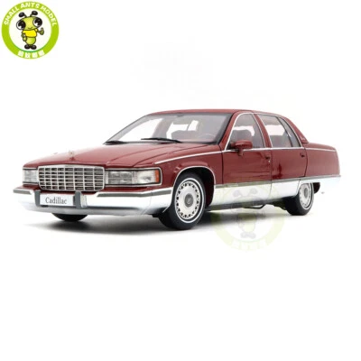1/18 Diecast Model Car Friends Gifts For Cadillac Fleetwood Red - Image 1 of 4