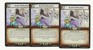 L5R 3 KAMI UNLEASHED Rare GotE AEG Legend of the Five Rings ENGLISH x3 - Picture 1 of 1