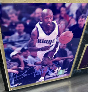 Bobby Jackson Player Exclusive Signed Autographed Photo Plaque Card Cert. Kings