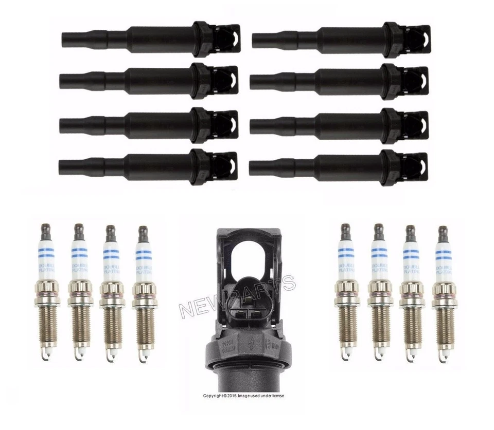 For BMW 750Li f01 750i 650i 8x Ignition Coil Spark Plug Kit oem Original Version - Image 1 of 1