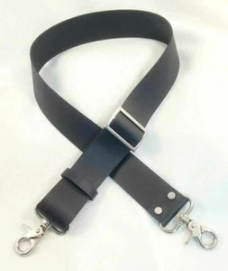 1.5" Quality Leather Adjustable Convertible Slide Cross Body Bag Strap 3 Colors - Picture 1 of 12