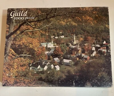 ROYALTON VERMONT 1000 Pc Jigsaw Puzzle WHITMAN nos GUILD factory sealed NEW - Image 1 of 3