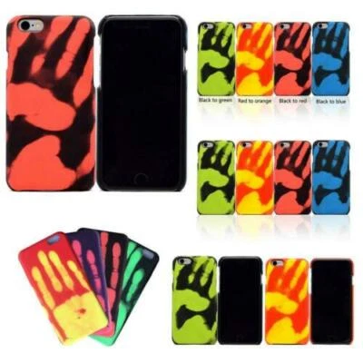 For iPhone 6 7 8 11 12 X Thermal Sensor Discoloration Protective Back Cover Case - Image 1 of 4