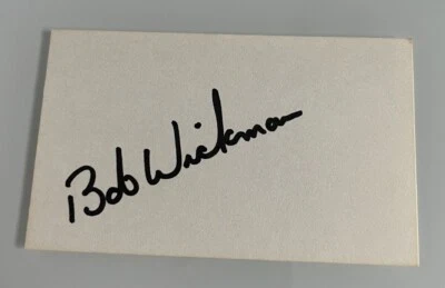 Tarjeta indexada firmada autografiada por Bob Wickman Indios Yankees Cerveceros Bravos Dbacks Foto 1 de 3