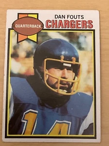 Tarjeta de fútbol americano 1979 Topps # 387 Dan Fouts ex-mt NFL - Imagen 1 de 2