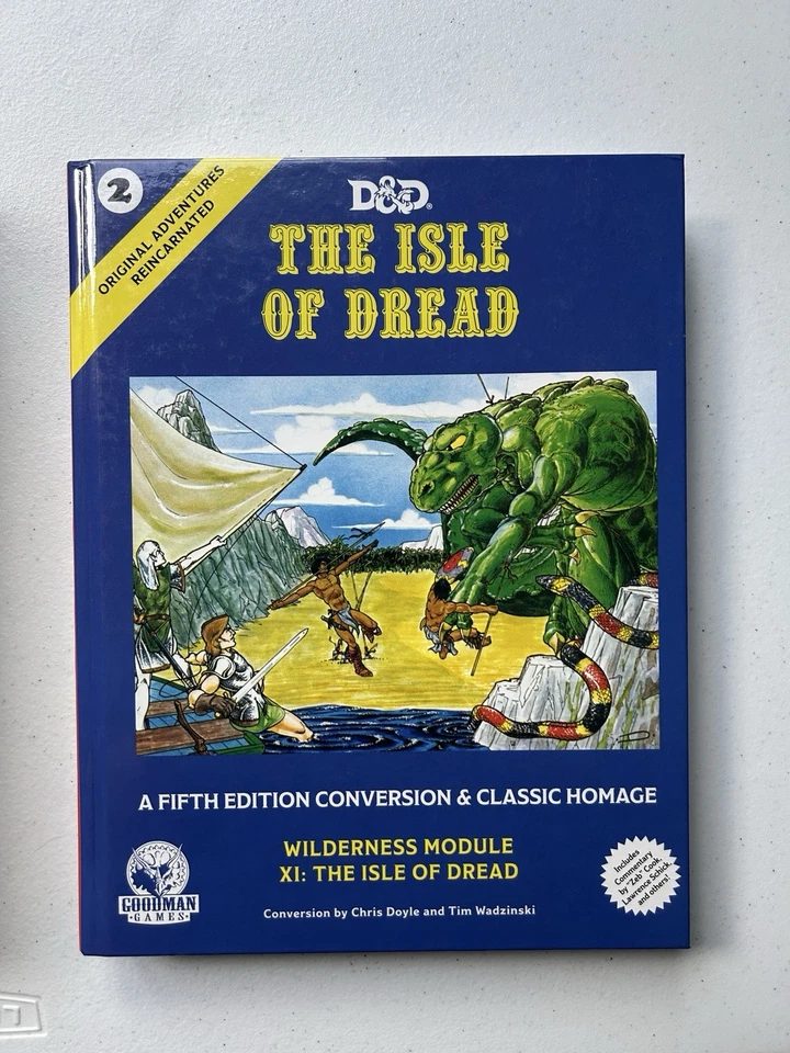 The Isle Of Dread X1, Original Adventures Reincarnated, Goodman Games Oop 5e Foto 1 de 3