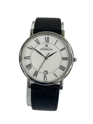 Michel Herbelin- Quartz blk strap- Model 12248 - Image 1 of 4