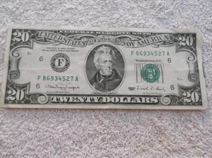 Vintage 1990 $20 Bill - Picture 1 of 3