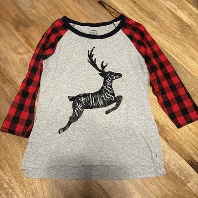 Женская рождественская рубашка с длинным рукавом Soffe Buffalo в клетку размер средний - Изображение 1 из 4