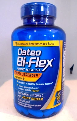 Osteo Bi-Flex Salud Articular Triple Fuerza + Vitamina D (80 Ct) Foto 1 de 2