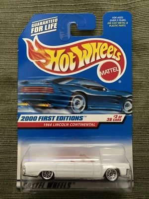 Vintage Hot Wheels 2000 First Editions 3 of 36 1964 Lincoln Continental #063 - Image 1 of 4