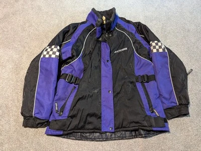 Chaqueta de Colección Katahdin Gear Para Mujer Grande J-Speed Negra Púrpura Motos de Nieve Carreras Foto 1 de 4