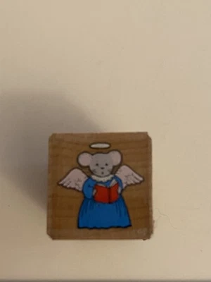 Sello de goma montado en madera Hero Arts Angel RS61 Foto 1 de 4