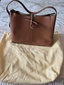 Wandler Ava Leather Top Handle Tote  Bag, Medium Size, Brown , Barely used - Picture 1 of 10