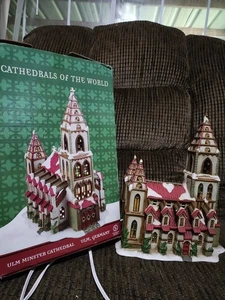 Catedrales del Mundo Catedral de Ulm Alemania Pueblo de Navidad LightUp Works - Imagen 1 de 9