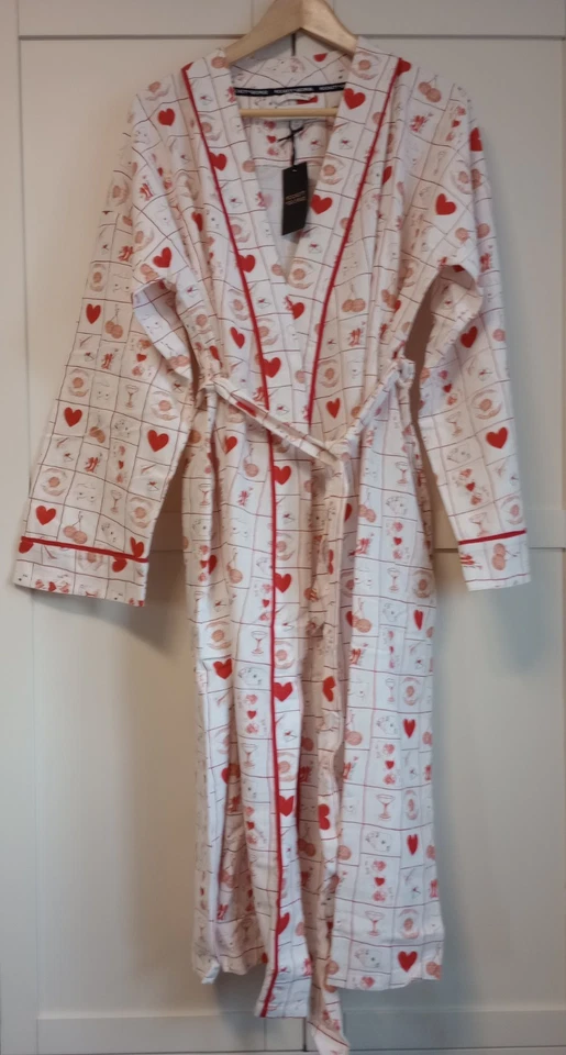 Rockett St George Ecru Red Robe Size Medium 12-14 BNWT - image 1 of 4