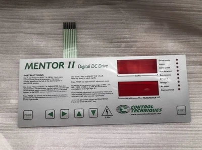 1PCS New For Mentor II Digital DC Drive Membrane Keypad kw - Image 1 of 4