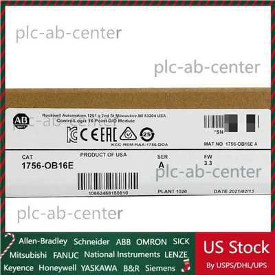New Sealed AB 1756-OB16E SER A ControlLogix 16 Point D/O Module - Image 1 of 4