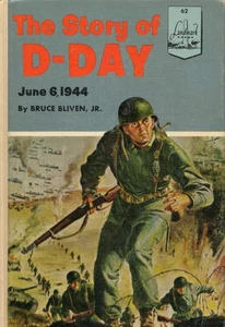 D-DAY, THE STORY OF; LANDMARK BOOK #62, HARD PICTURE COVER,1956 - Bild 1 von 7