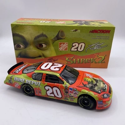 Tony Stewart #20 Home Depot / Shrek 2 2004 Monte Carlo 1:24 Action Diecast - Image 1 of 4