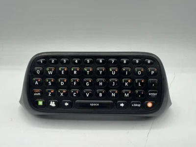 Accesorio de controlador negro Chatpad Microsoft Xbox 360 OEM Foto 1 de 3