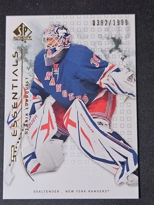 09-10 SP Authentic Henrik Lundqvist SP Essentials #/1999 🚨🚨🚨 New York Rangers - Image 1 of 3