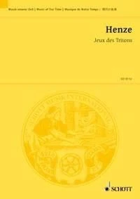 Jeux des Tritons Hans Werner Henze Studyscore Orchestra and Piano Schott Music - Image 1 of 4
