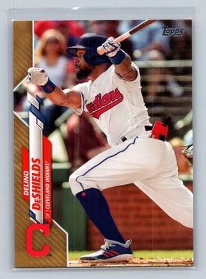 2020 Topps #506 Delino DeShields Gold #/2020 SP Cleveland Indians - Image 1 of 2