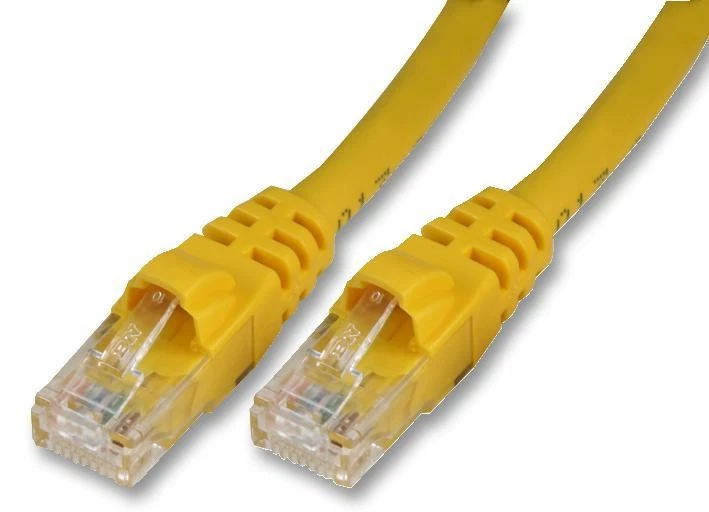 TUK - Kabel Ethernet Patch RJ45 Lelaki ke Lelaki Cat6, 2m Kuning - Image 1 of 1