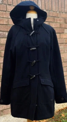 MERRELL Opti Warm Black DUFFLE Toggle Coat Waterproof Duffle Med Mint Sz: 8-10 - Image 1 of 4