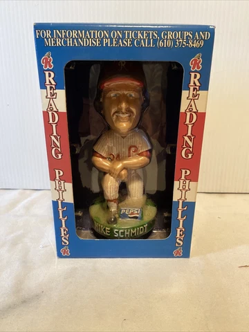 2003 Mike Schmidt Reading Phillies Bobblehead *NEW IN BOX  - RARE Cover