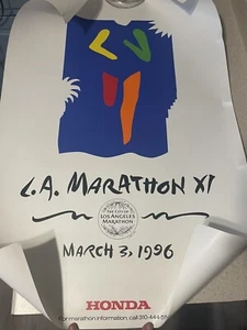 LA Marathon Official Poster Honda Sponsor Art - Bild 1 von 1