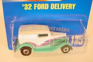 HOT WHEELS BLUE CARD COLLECTOR # 135 '32 FORD DELIVERY W/ BASICS - Picture 1 of 2