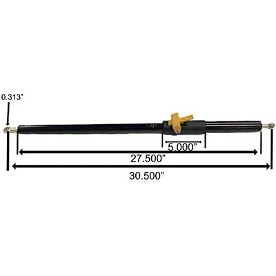 STRUT AND HOOD ASSIST A99609 Bloqueio, T680, Modelo 579 30,5 polegadas Extend Hood Etc. - Imagem 1 de 4