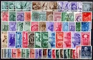 Regno d'Italia e GNR - Raccolta di 70 francobolli nuovi e usati - differenti - Imagen 1 de 1