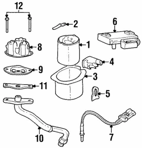 Genuíno GM 1996-1998 Buick Oldsmobile Pontiac Base Sensor de Oxigênio Aquecido 19178949 - Imagem 1 de 1