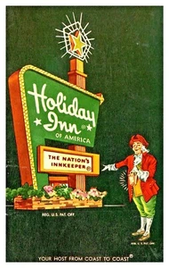Holiday Inn Franklin Ave & Mulberry St Downtown Scranton PA Unposted Postcard F2 - Picture 1 of 2