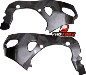 12-13-14-16 CARBON FRAME COVERS PROTECTORS HONDA CBR1000RR CBR 1000 RR 2012-2016 - Picture 1 of 4