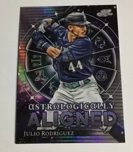 2024 Topps Cosmic Chrome JULIO RODRIGUEZ Astrologically Aligned Refractor Card - Picture 1 of 2