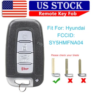 For 2011 2012 2013 2014 Hyundai Sonata Keyless Entry Smart Remote Car Key Fob - Picture 1 of 9