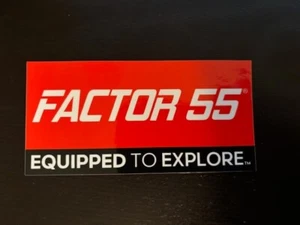 FACTOR 55 ENGINEERING RACING DECAL STICKER 2.5X5” Offroad Overland - Picture 1 of 1