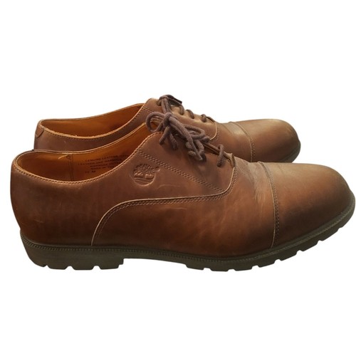 Timberland Uomo Impermeabile Marrone Cap Toe Oxford 96081 Taglia 12
