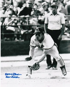 DOUG RADER SAN DIEGO PADRES "RED ROOSTER" ACTION SIGNED 8x10 - Picture 1 of 1