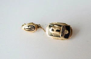 Antik/Vintage 10k Gelbgold Krawatte Tack Pin Kette 2,42 Gramm - Bild 1 von 12